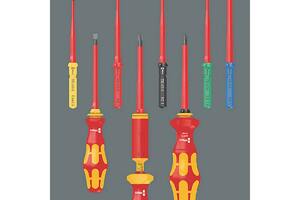 Набор насадок WERA  с отвёрткой-битодержателем, 7 предметов Kraftform Kompakt VDE 7 Universal 2 Tool Finder, фото 5