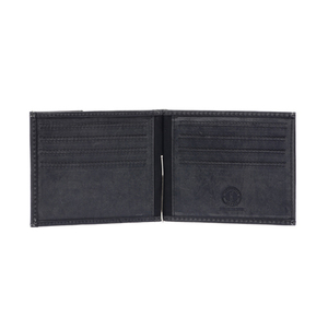 Бумажник Klondike Yukon, с зажимом для денег, черный, 12х1,5х9 см, фото 2