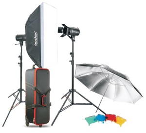 Комплект студийного оборудования Godox E250-F, фото 1