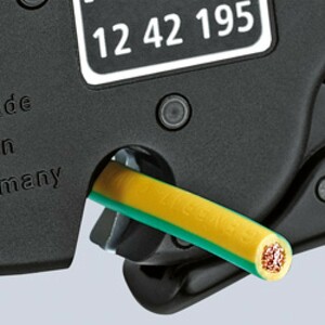 стриппер автоматический, 0.03-10 мм² AWG 32-8, 195 мм, Knipex   SB MultiStrip 10 KN-1242195SB, фото 4