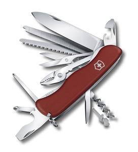 Нож Victorinox WorkChamp 111 мм, 21 функция, красный, фото 1