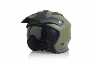 Шлем Acerbis JET ARIA Military Green S, фото 1