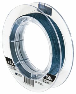 Шнур плетёный Feeder Concept Tur II х8 BRAID Dark Grey 150/016, фото 2