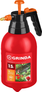 Помповый опрыскиватель GRINDA PS-1.5 1.5 л, ручной, помповый колба из полиэтилена 8-425059, фото 1