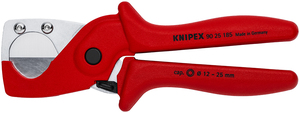 Труборез-ножницы для композитных металлопластиковых и пластиковых труб, Ø 12-25 мм, длина 185 мм KNIPEX KN-9025185
