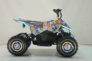 Квадроцикл Toyland ATV-2E 36V1000W Мульти зеленый (Multi 9), фото 4