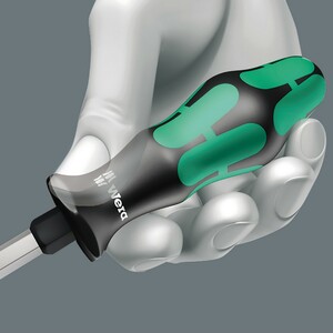 Набор бит с отвёрткой-битодержателем, 10 пр. Kraftform Kompakt 10 WERA WE-056653, фото 2