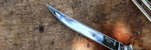 Нож Opinel Slim №10, нержавеющая сталь, рукоять из мозамбикского эбенового дерева, фото 3