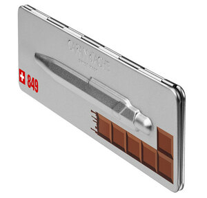 Carandache Office Essentialy Swiss - Chocolate, шариковая ручка, M, металлическая коробка, фото 3