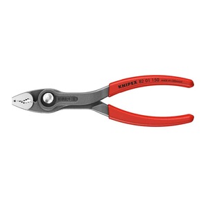 Клещи с фронтальным и боковым захватами,  KNIPEX TwinGrip зев 3-16 мм, длина 150 мм, обливные ручки, фото 9