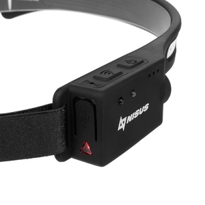 Фонарь налобный сенсорный LED-200 LM, COB-200LM, IPX4, USB (N-FN-HL76) NISUS PRO, фото 7