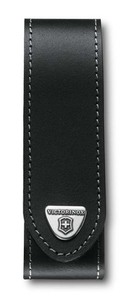 Чехол кожаный Victorinox, чёрный, для RangerGrip 130 мм, на липучке, фото 1