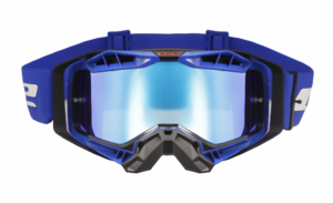 Очки кроссовые LS2 AURA PRO Goggle с хамелеон линзой Iridium(черно-синий, Универсальный), фото 1