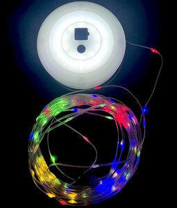 Кемпинговый уличный фонарь/аккумулятор с LED-гирляндой ЛАМПОВА, фото 7