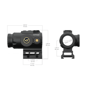 Призматический прицел Vector Optics Paragon 1x16 Micro Prism Scope (SCPS-M01), фото 3