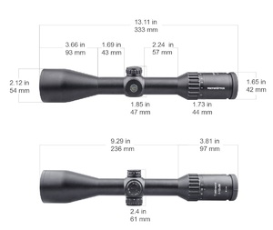 Оптический прицел Vector Optics Continental 2-12x50 Hunting, сетка L4a, 30 мм, азотозаполненный, с подсветкой (SCOM-15P), фото 10
