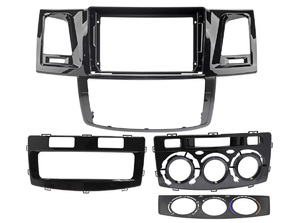 Рамка для UMS TOYOTA Fortuner, Hilux, SW4 2011-2015 (auto AC / manual AC), 9"