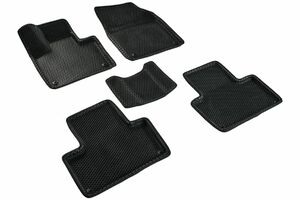 Коврики 3D EVA "РОМБ" Seintex Volvo XC 90 II черные, фото 1