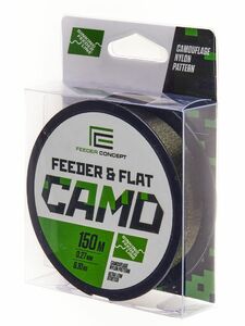 Леска монофильная Feeder Concept FEEDER&FLAT Camo 150/027, фото 1