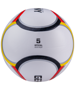 Мяч футбольный Jögel Flagball Germany №5, белый, фото 4