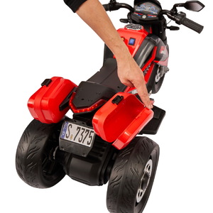 Детский электромотоцикл Трицикл ToyLand Moto YHI7375 Красный, фото 4