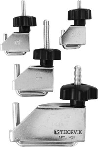 Thorvik HCS4 Зажимы для шлангов металлические в наборе, 4 предмета, фото 1