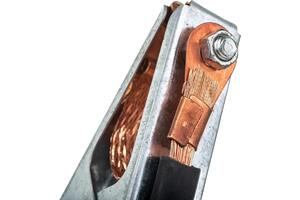 Зажим AURORA на массу 300А с кабелем КГ 1/25 медь 5м (Track 35-50 MMQ), фото 6