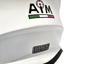 Шлем AiM RH855(Fiber Glass) White Glossy (XXL), фото 9