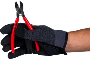Бокорезы для пластика, губки 45°, пружина, 160 мм, обливные ручки KNIPEX KN-7211160, фото 3