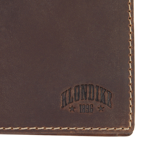 Бумажник Klondike Yukon, коричневый, 12,5х3х9,5 см, фото 4