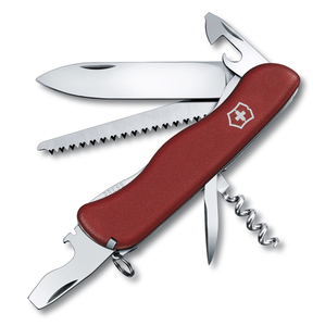 Нож Victorinox Forester, 111 мм, 12 функций, с фиксатором лезвия, красный, фото 1