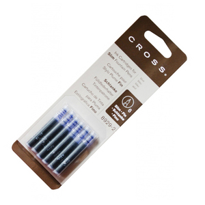Cross Чернила (картридж) для перьевой ручки Classic Century/Spire, синий, 6 шт в упаковке, фото 1