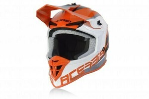 Шлем Acerbis LINEAR Orange/White L, фото 1