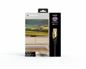 HDMI кабель,Monster Cable Essentials,  4К, UHD, Ethernet, Gold, 10m, фото 4