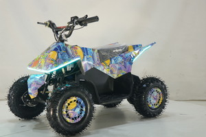 Квадроцикл Toyland ATV-2E 36V1000W Мульти зеленый (Multi 9), фото 1