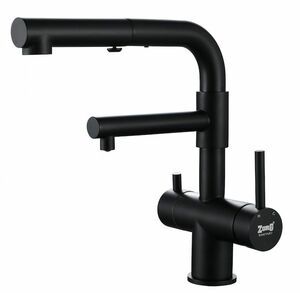 Смеситель для кухни ZORG Inox (SZR-3216 GRAFIT) Графит, фото 1