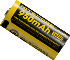 Аккумулятор NITECORE NL169R RCR123/16340 Li-ion 3.7v 950mAH 0595, фото 3