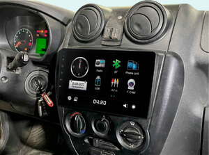 Lada Granta 11-18 (CITY Incar ADF-6301) Bluetooth, 2.5D экран, CarPlay и Android Auto, 9 дюймов, фото 3