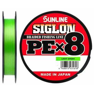 Шнур плетеный Sunline SIGLON PE×8 300M(Light Green) #1.7/30LB, фото 2