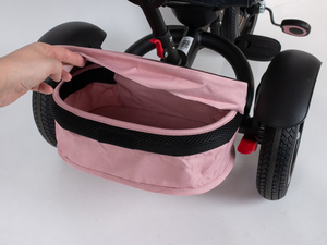 Велосипед коляска трехколесный с ручкой, Tech Team Luxury music розовый 2026, фото 13