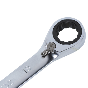 Ключ трещоточный комбинированный с флажковым переключением 18 мм KING TONY 373218M, фото 2