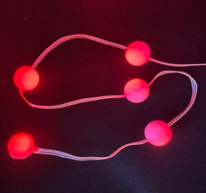 Инновационная LED-гирлянда ЛАМПОВА "ПРАЗДНИЧНЫЕ ШАРИКИ" цветные 50 ламп, 5 метров (LJL-4-USB-RGB50-5), фото 10