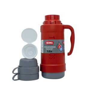 Термос THERMOS PICNIC 40 Series со стеклянной колбой 1л (красный), фото 3