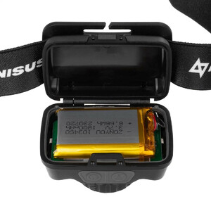 Фонарь налобный сенсорный NISUS PRO 380 LM, IP44, USB (N-FN-HL18), фото 7