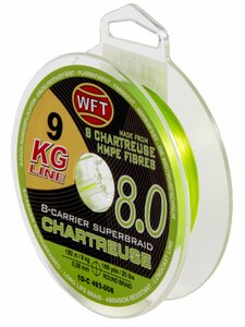 Шнур плетёный WFT KG x8 Chartreuse150/008, фото 1