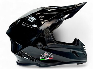 Шлем AiM RH855(Fiber Glass) Black Matt (M), фото 4