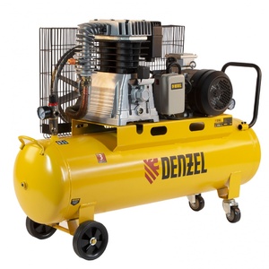 Компрессор воздушный, ременный привод BCI4000-T/100, 4.0 кВт, 100 литров, 690 л/мин Denzel, фото 1