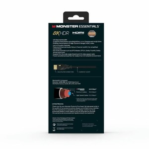 HDMI Кабель, Monster Cable Essentials, 8K, UHS, 1.5m, фото 3
