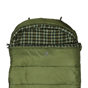 Спальный мешок BTrace Rich Правый (Правый, Зеленый), фото 4