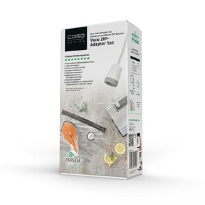 Пакеты вакуумные ЗИП с адаптером CASO Vacu ZIP-Adapter Set, фото 1